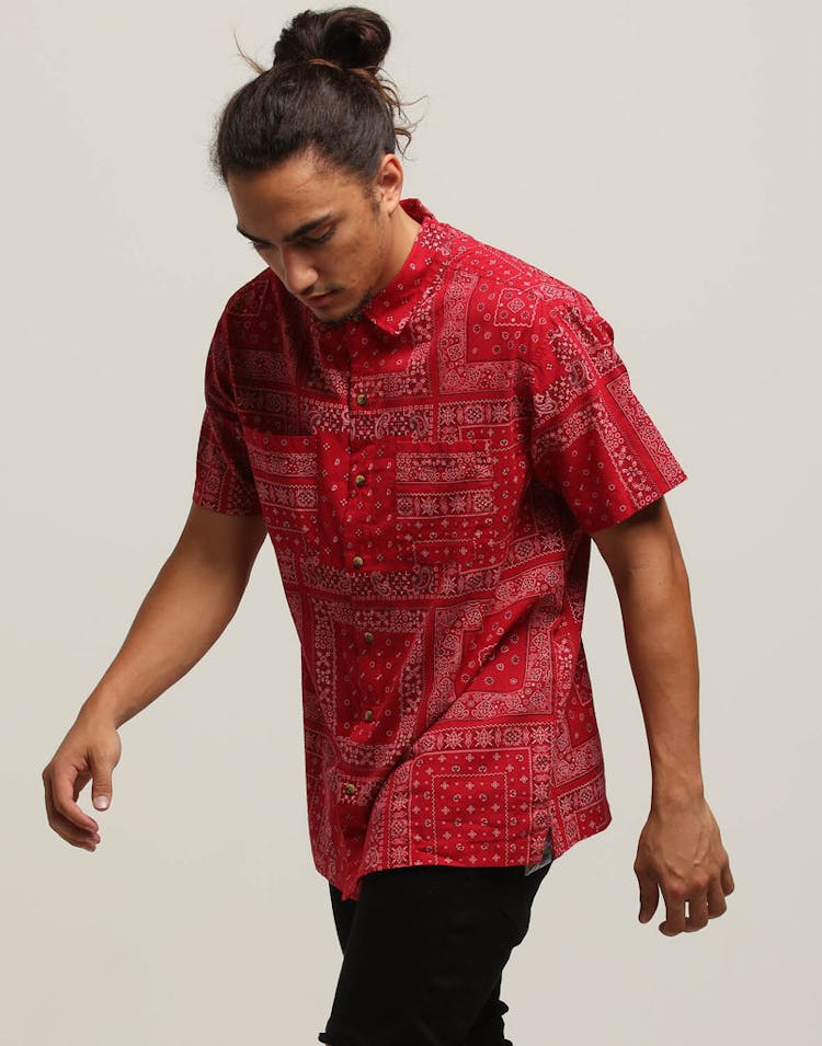 10 Deep Bandana Shirt Red