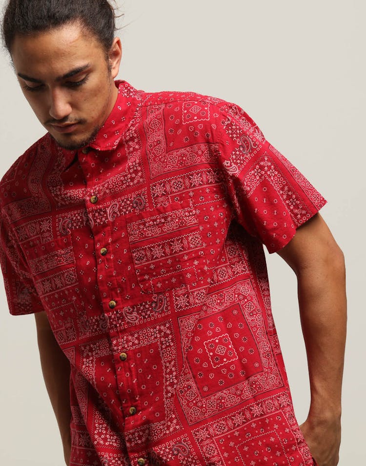 10 Deep Bandana Shirt Red