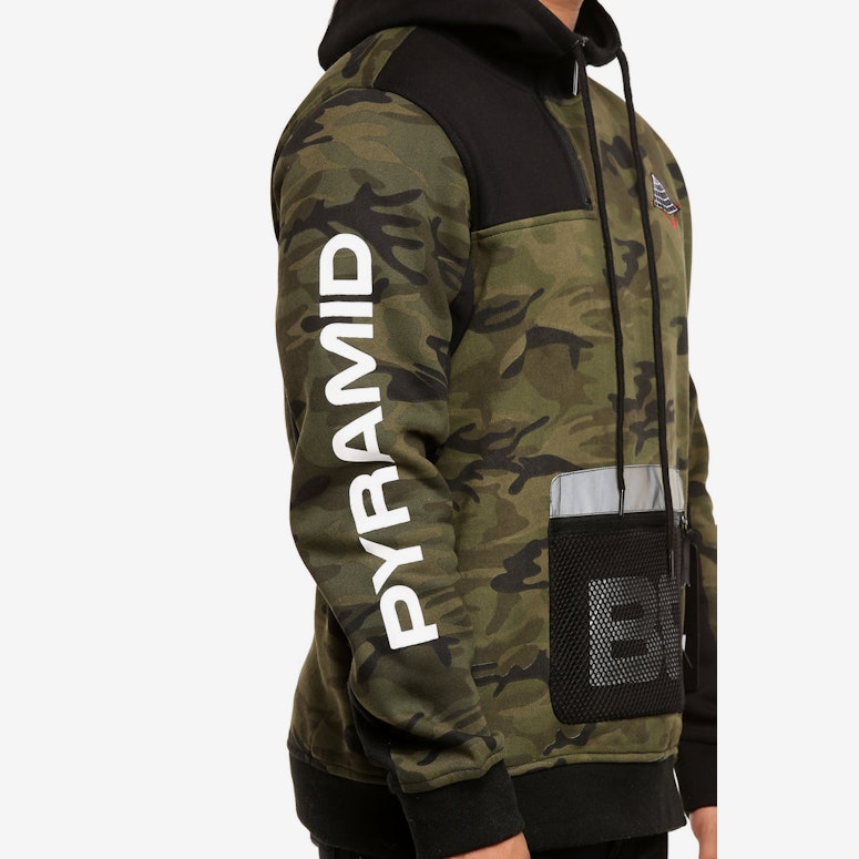 Black Pyramid Space Hoodie Camo