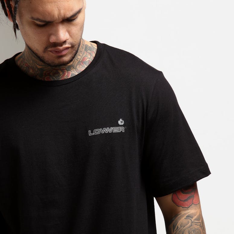 Lower X Culture Kings Gabber QRS SS Tee Black/Gold