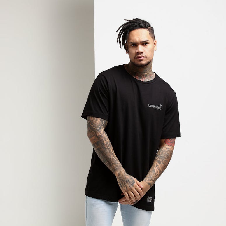 Lower X Culture Kings Gabber QRS SS Tee Black/Gold