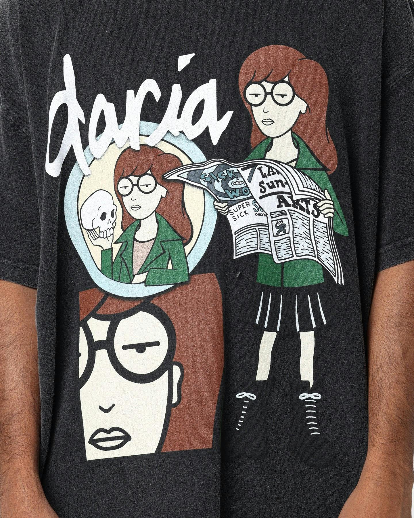 American Thrift X Daria Daria Premium Vintage T-Shirt Vintage Black