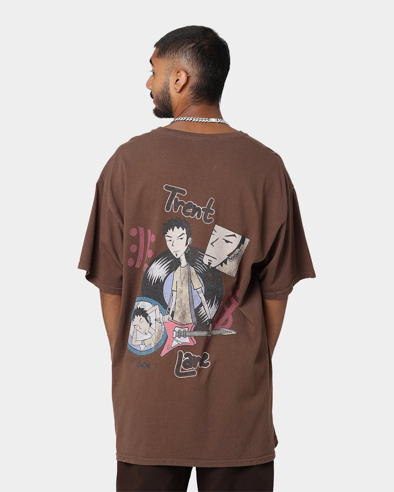 American Thrift X Daria Trent Lane Vintage T-Shirt Brown thumbnail - 0