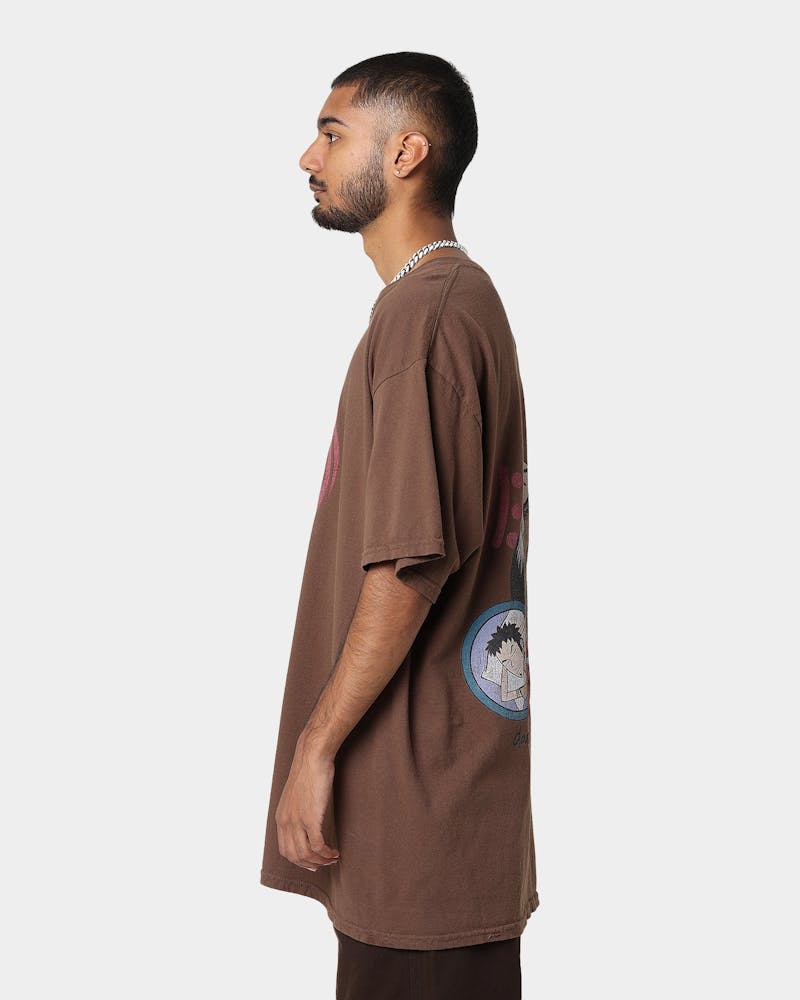 American Thrift X Daria Trent Lane Vintage T-Shirt Brown thumbnail - 5