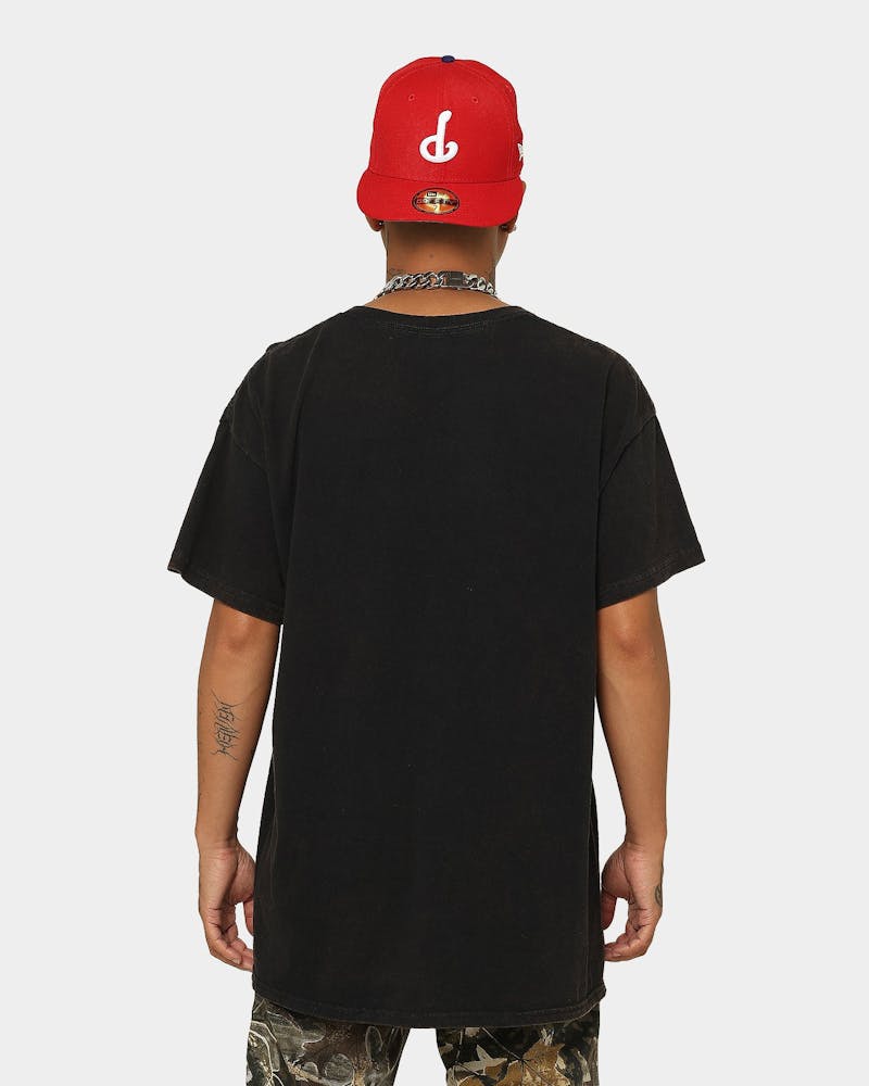 Goat Crew X Shaq Man of Steel Vintage T-Shirt Washed Black thumbnail - 3