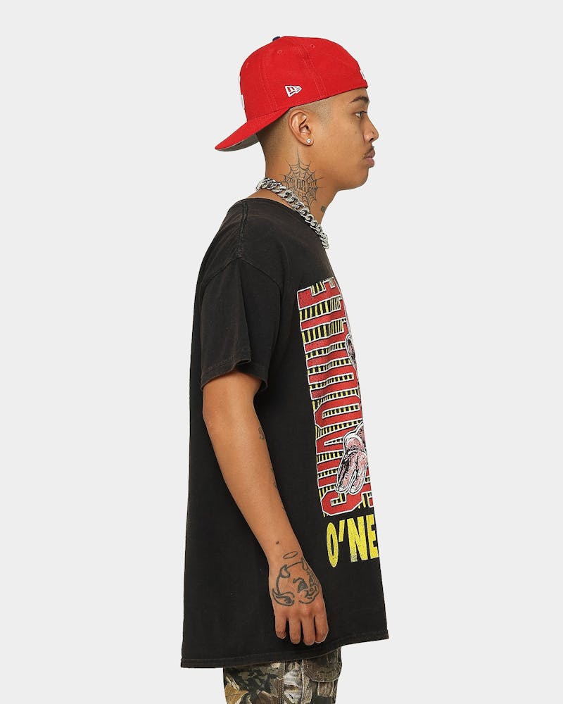 Goat Crew X Shaq Man of Steel Vintage T-Shirt Washed Black thumbnail - 4