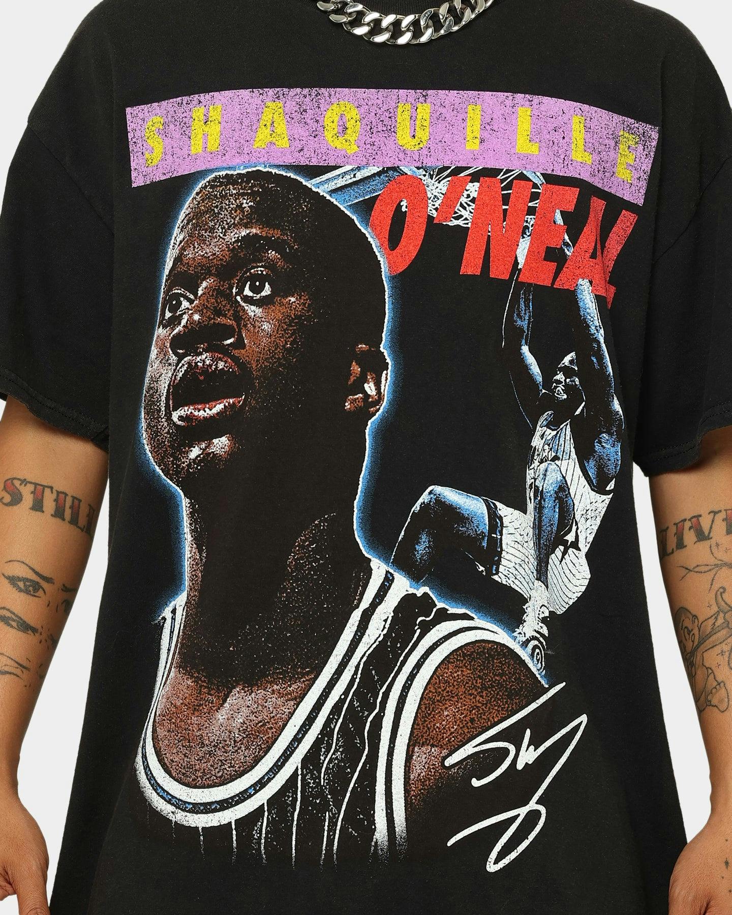 Goat Crew X Shaq Dunk Vintage T-Shirt Washed Black