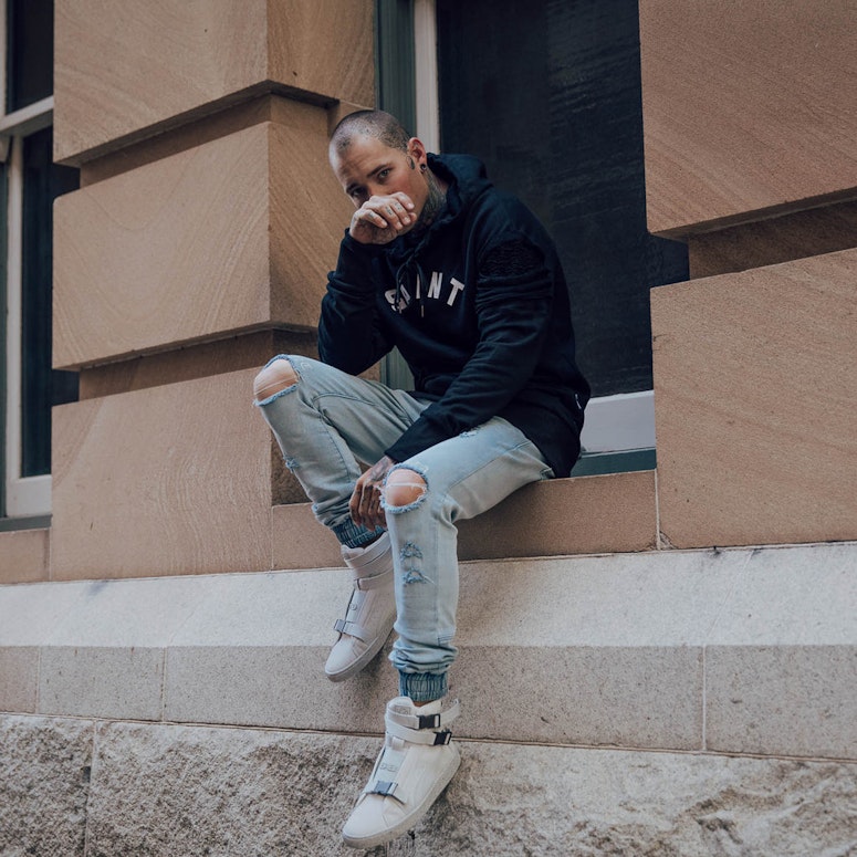 Saint Morta Bleeding Knees Jogger Light Blue