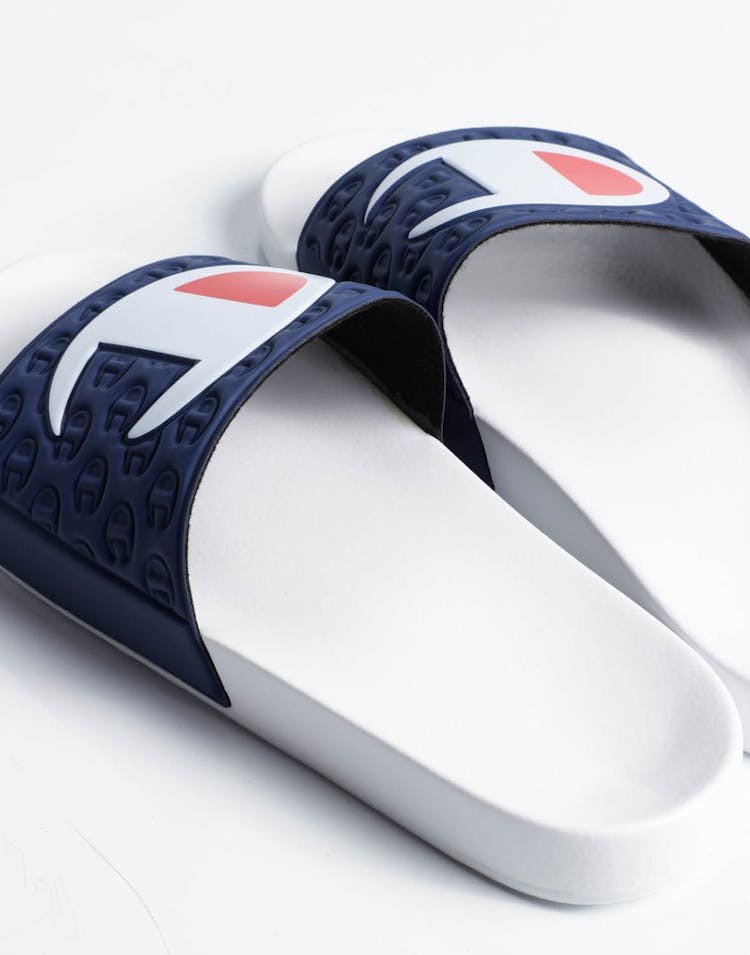 Champion Multi-Lido Slide White/Navy