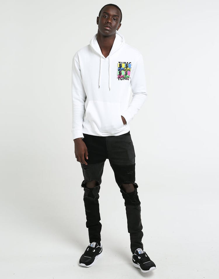 Tupac Keep Ya Head Up Hoodie White