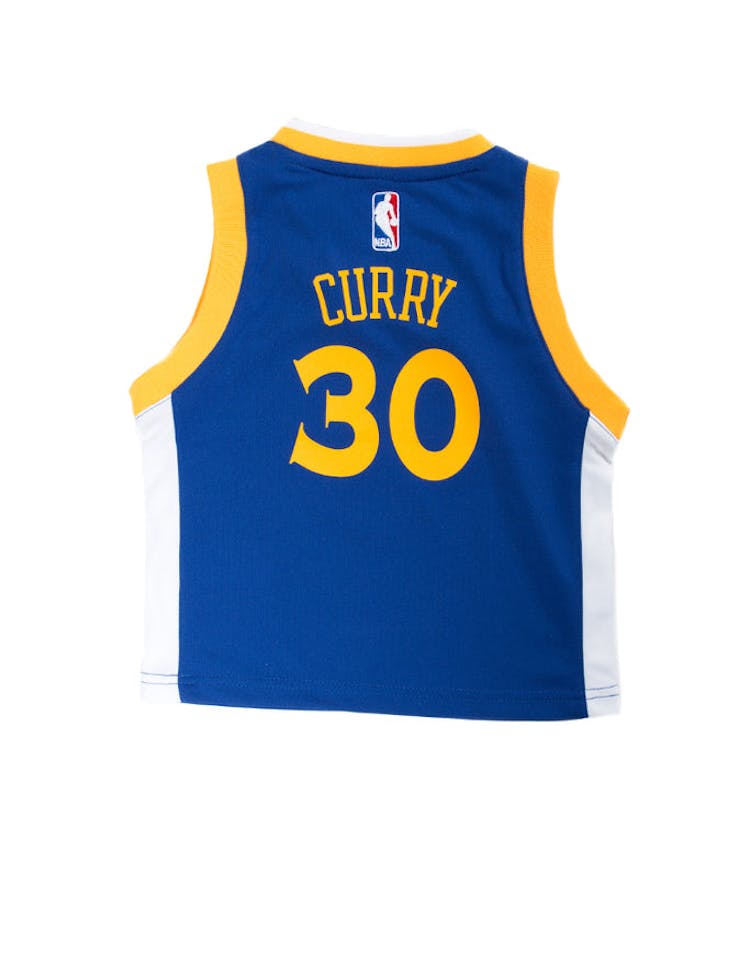 Adidas Toddler Stephen Curry Golden State Warriors Jersey Blue