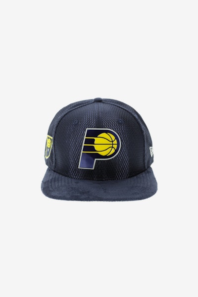 New Era Indiana Pacers 9FIFTY Original Fit On-Court Collection Draft Snapback Navy