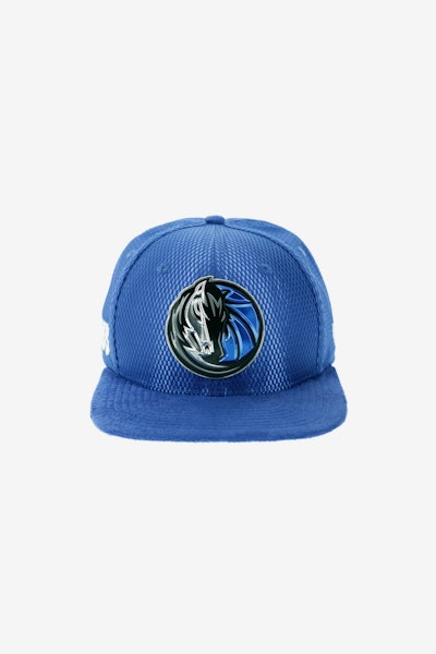 New Era Dallas Mavericks 9FIFTY Original Fit On-Court Collection Draft Snapback Royal