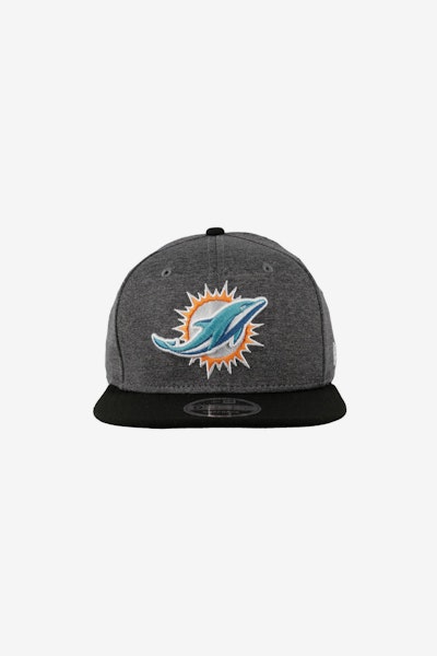 New Era Miami Dolphins Original Fit 9FIFTY Snapback Charcoal