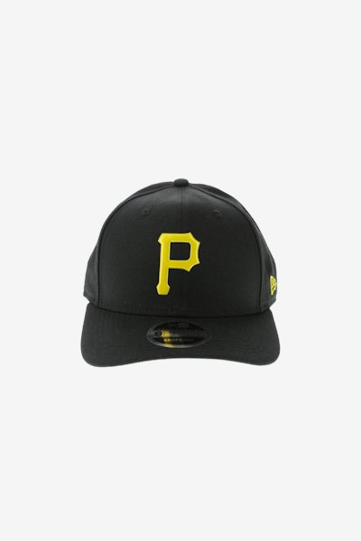 New Era Pittsburgh Pirates 9FIFTY Original Fit Precurve TPU Logo Snapback Black/Yellow