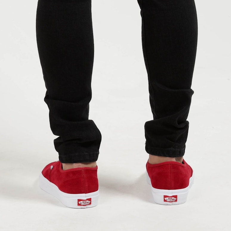 Vans Authentic Pig Suede Red/White