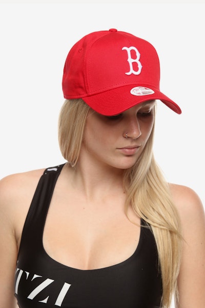 New Era Women's Boston Red Sox CK 940 A-Frame Strapback Scarlet/White