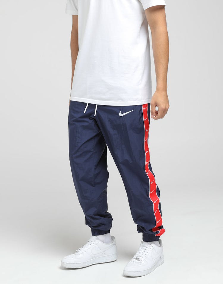 Nike Sportswear Swoosh Pants Obsidian/Red/White