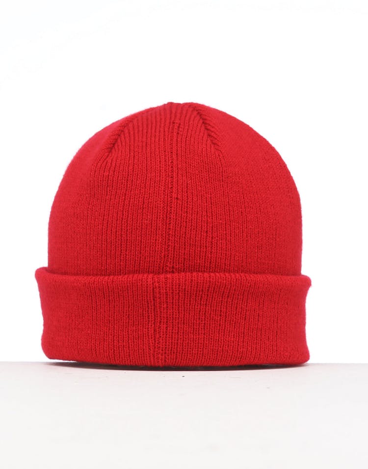 New Era Infant Raiders 6 Dart Cuff Beanie Scarlet/White