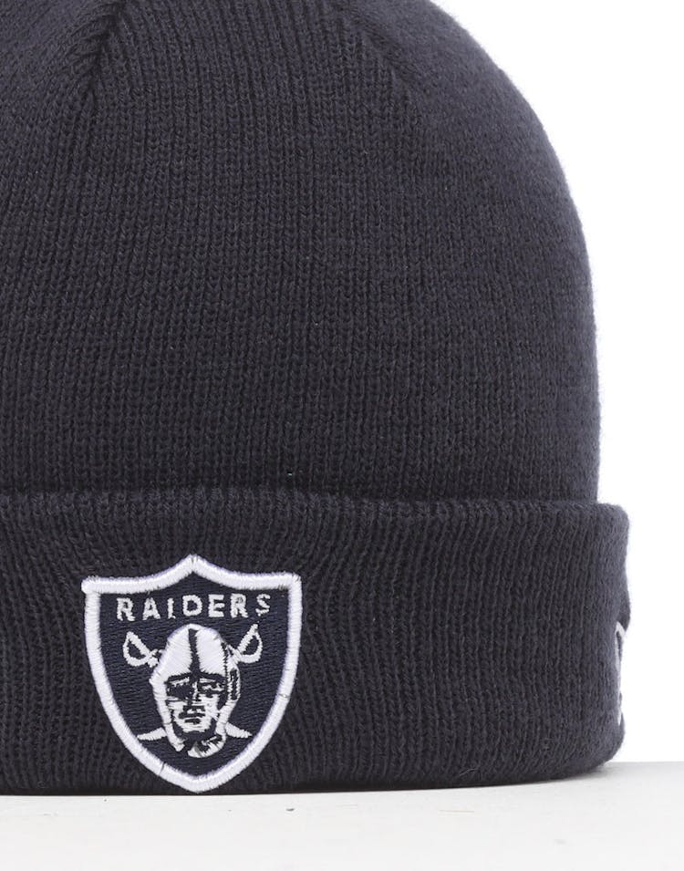 New Era Infant Raiders 6 Dart Cuff Beanie Navy/White