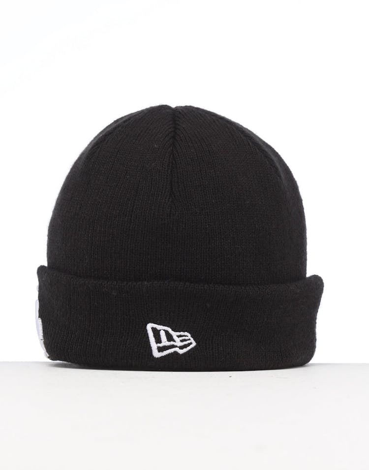 New Era Infant Los Angeles Dodgers 6 Dart Cuff Beanie Black/White