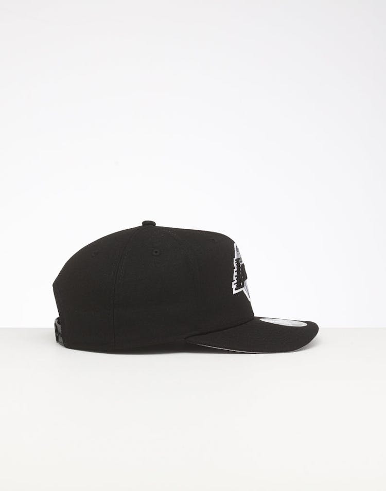 New Era Los Angeles Lakers 9FIFTY High Crown Precurved Snapback Black