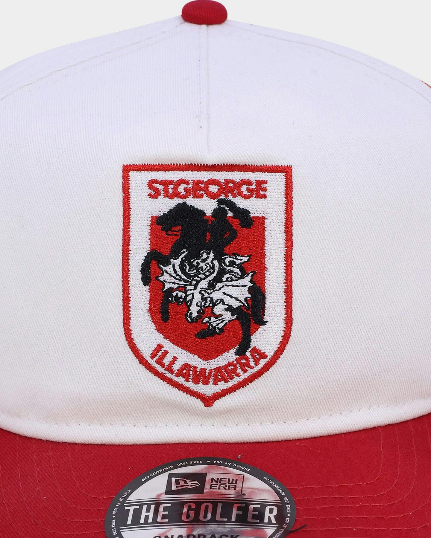 New Era St George Illawarra Dragons NRL '22 Old Golfer Snapback Red