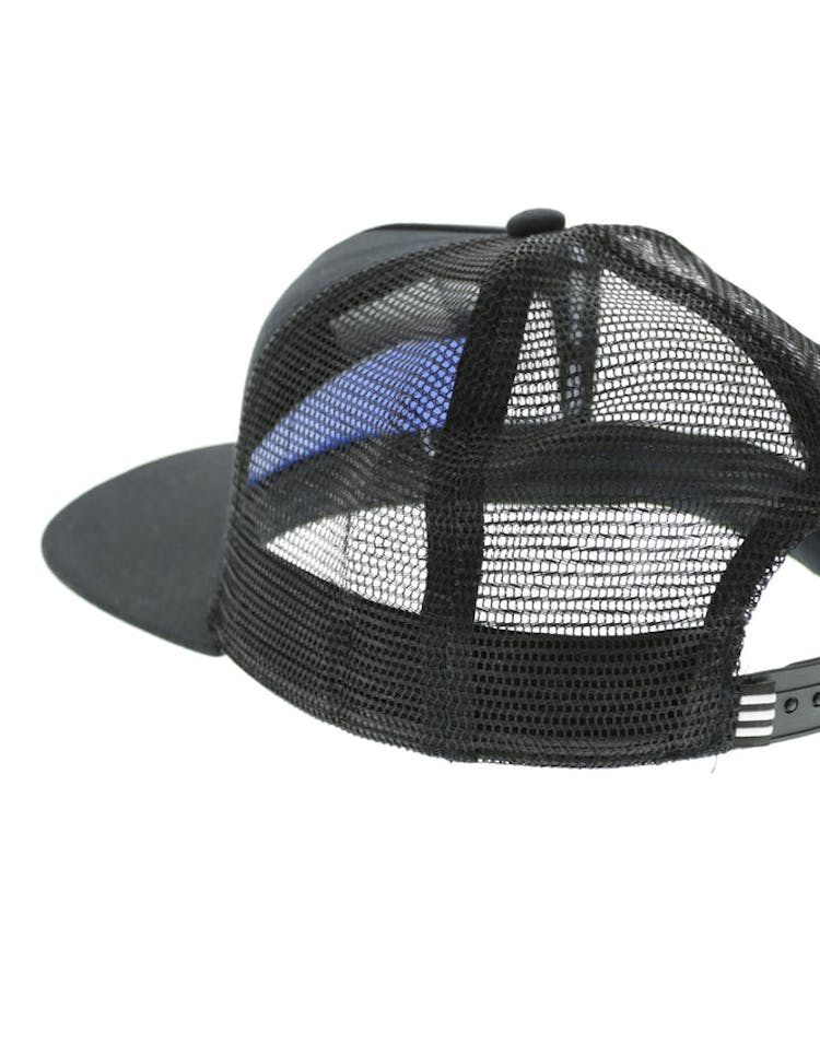 Adidas Trefoil Flat Peak Trucker Black