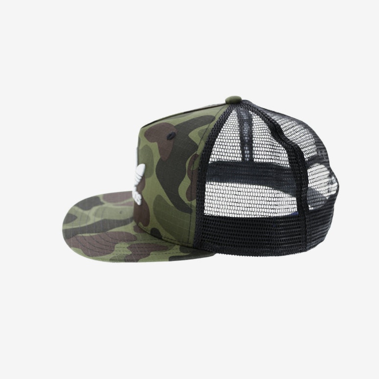 Adidas Trefoil Camo Flat Peak Trucker Multi-coloured
