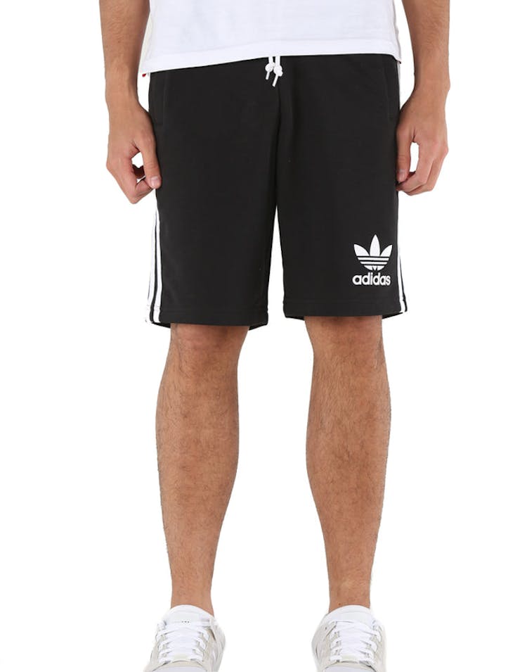 Adidas Originals 3-Stripes French Terry Shorts Black