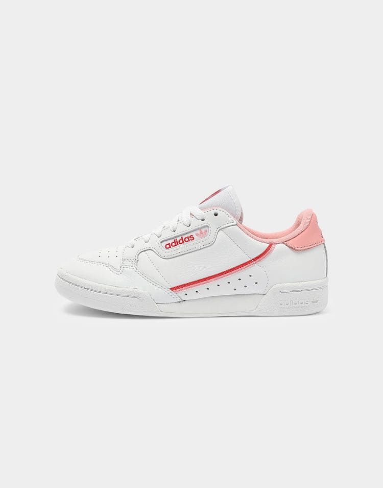 Adidas Women's Continental 80 White/Pink/Red