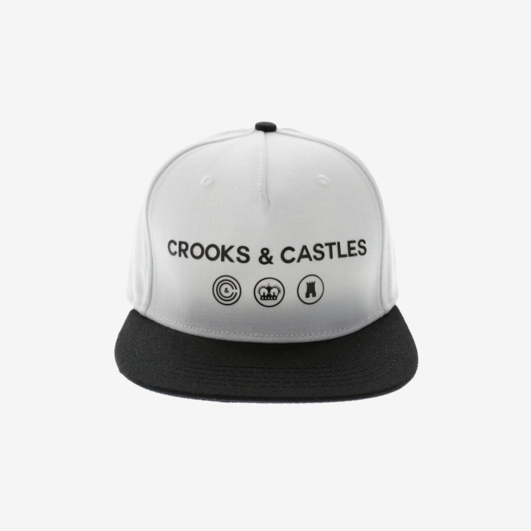 Defaced Bandito Snapback White/black