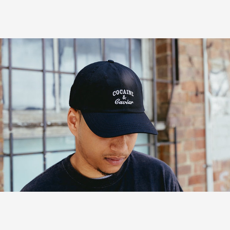 Crooks & Castles Cocaine & Caviar Dad Hat Black
