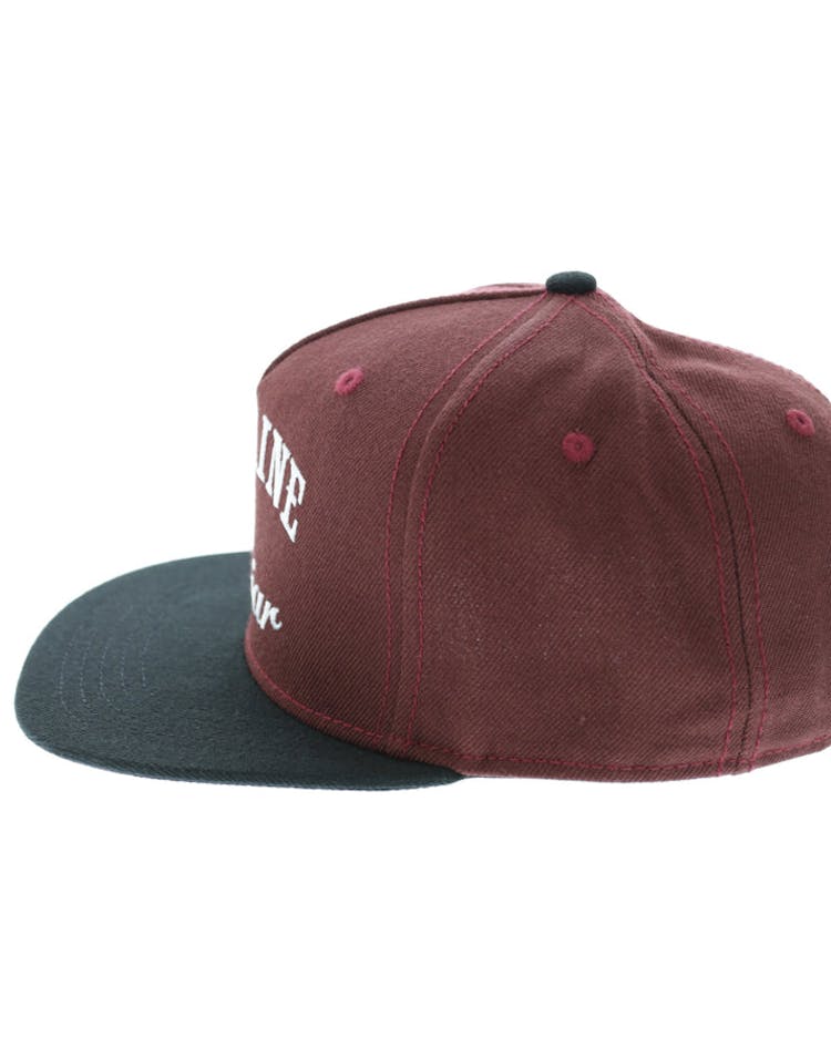 Cocaine & Caviar Snapback Burgundy/black
