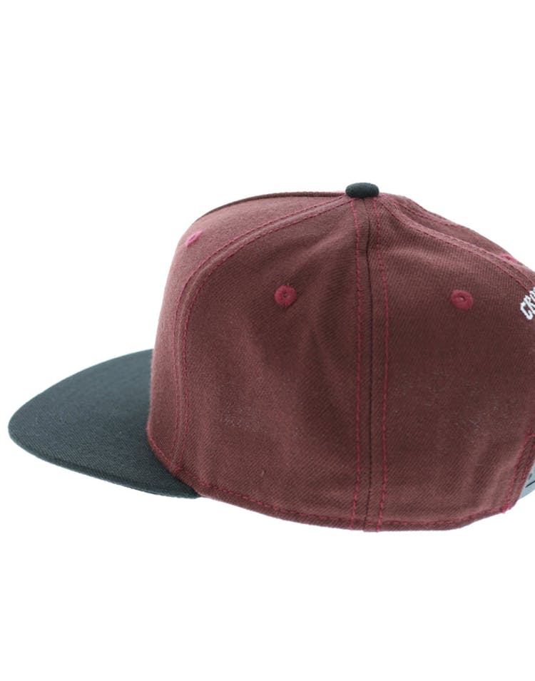 Cocaine & Caviar Snapback Burgundy/black
