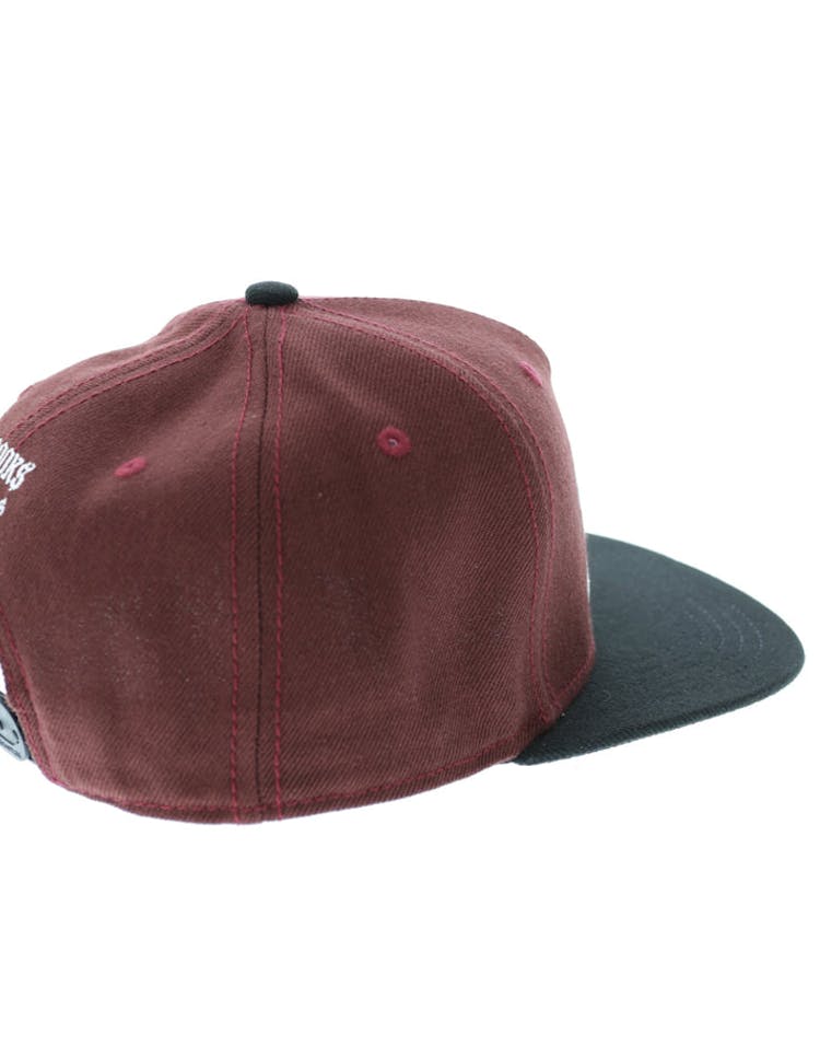 Cocaine & Caviar Snapback Burgundy/black