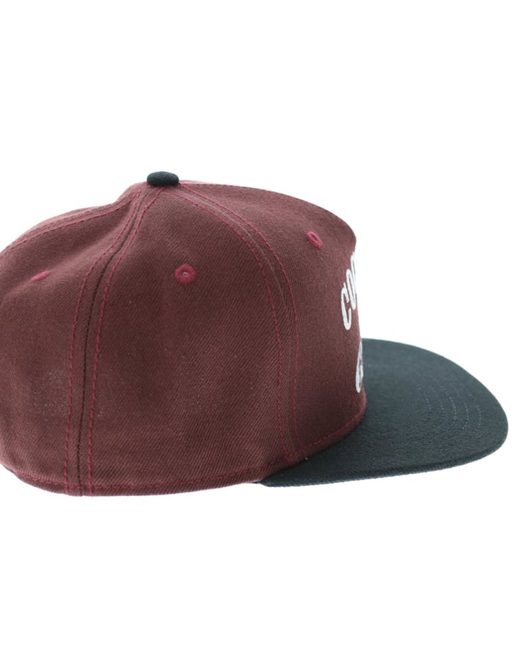 Cocaine & Caviar Snapback Burgundy/black