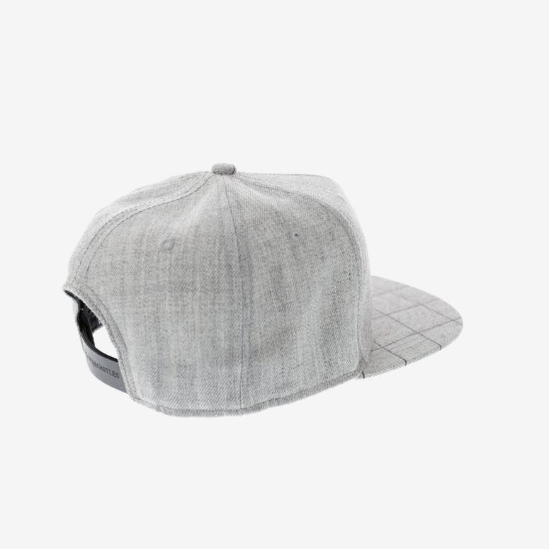 Crooks & Castles Hybrid C Grid Snapback Grey Speckle