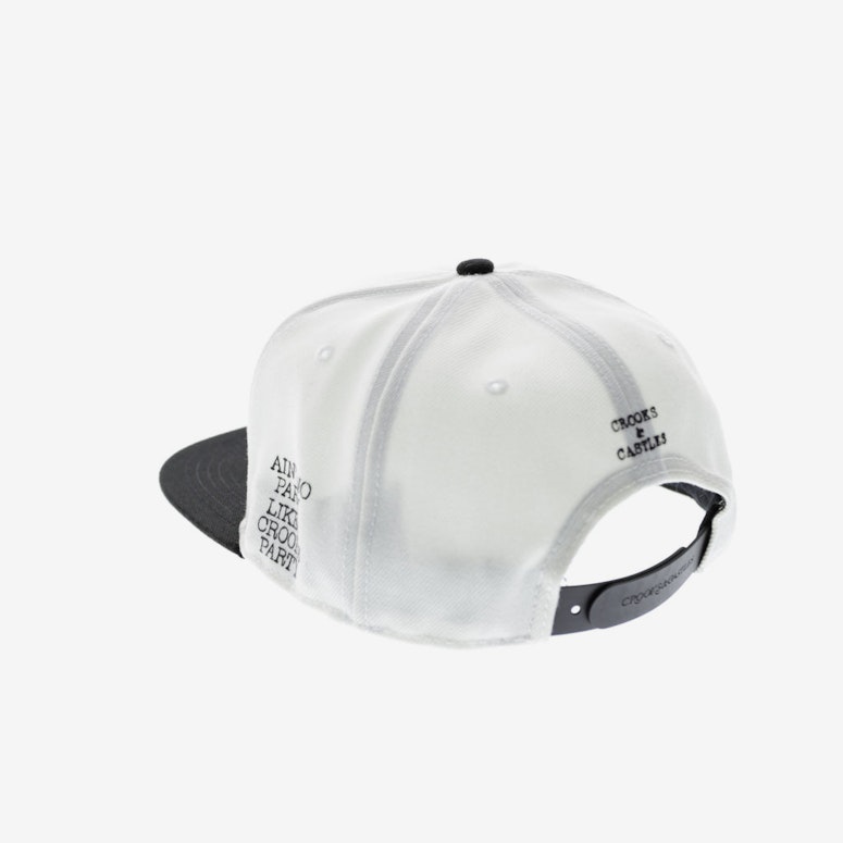 Crooks & Castles Ftp World Tour Snapback White/black
