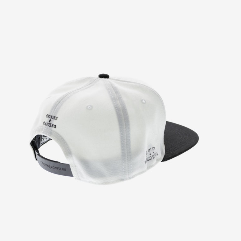 Crooks & Castles Ftp World Tour Snapback White/black