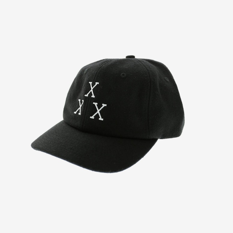 3 Strikes Flannel Strapback Black