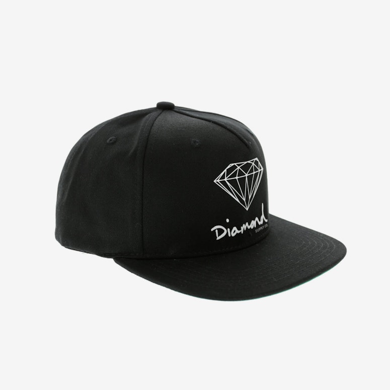 Diamond Supply OG Sign Snapback Black