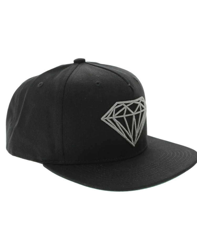 Diamond Supply Brillant Snapback Black