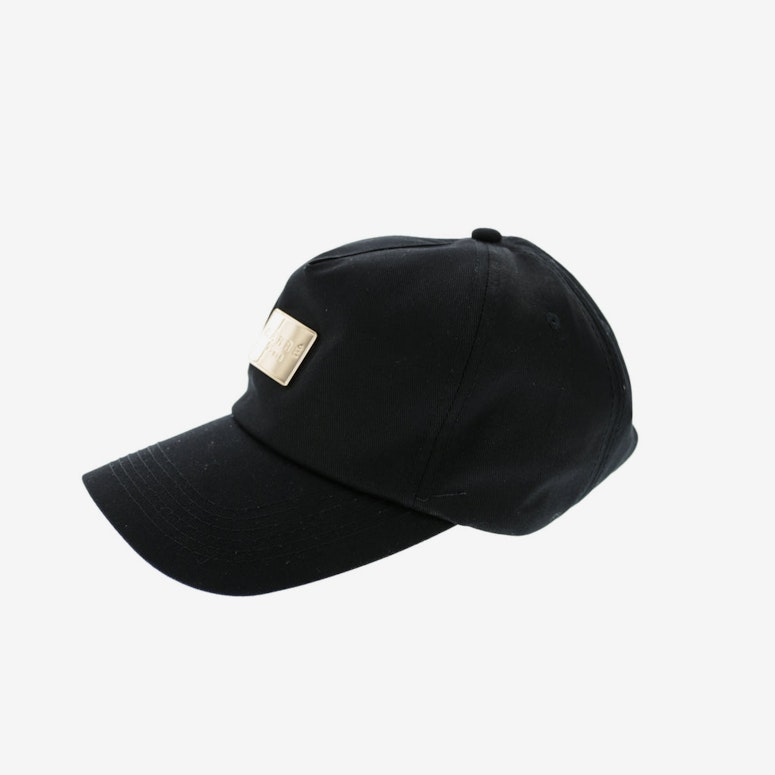 Centre Metal Badge Strapback Black