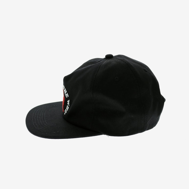 Middle Man 5 Panel Strapback Black
