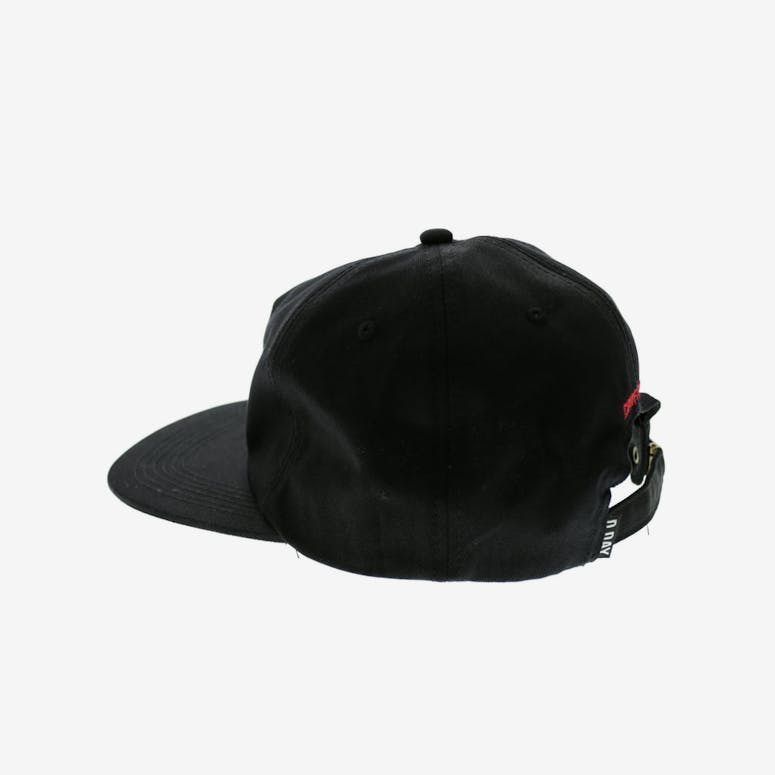 Middle Man 5 Panel Strapback Black