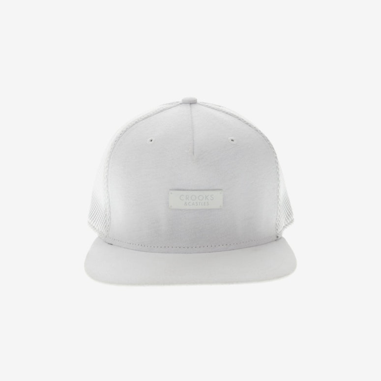 Crooks & Castles Metal Badge Strapback White