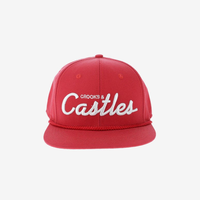 Crooks & Castles Team Crooks Snapback Red