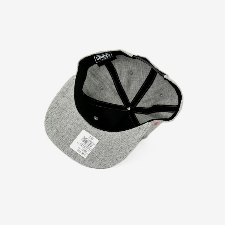 Crooks & Castles The Player Snapback Grey/Red