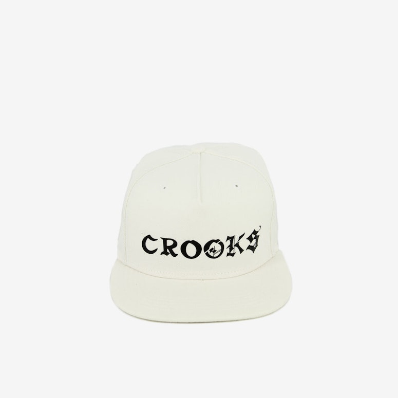 Crooks & Castles The Player Snapback White/Black